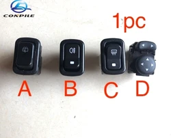 1pc  for Zotye 2008 5008 T200 front fog lamp reverse mirror switch defrost switch rear wiper switch