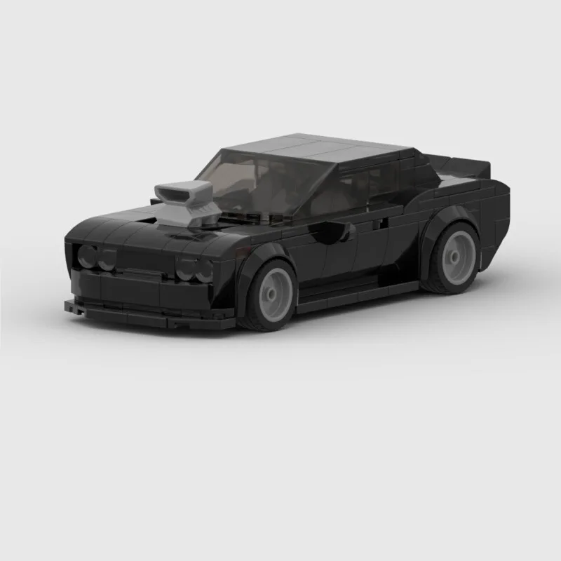 MOC Speed Champion Rally City Car Bricks Znana marka Model samochodu sportowego Klocki Technologia Zabawka wyścigowa dla dzieci Prezent