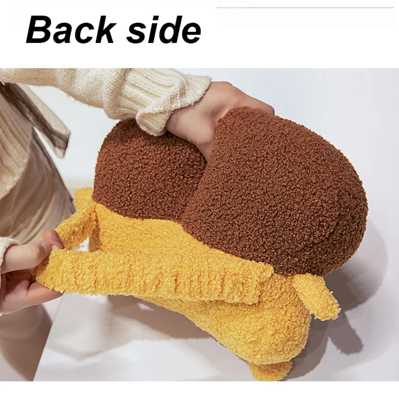 30cm Kawaii Toast Bread Plush Toys Toast Slice Stuffed Toy Cute Car Rest Pillows Car Decoration Neck Pillow For Girl
