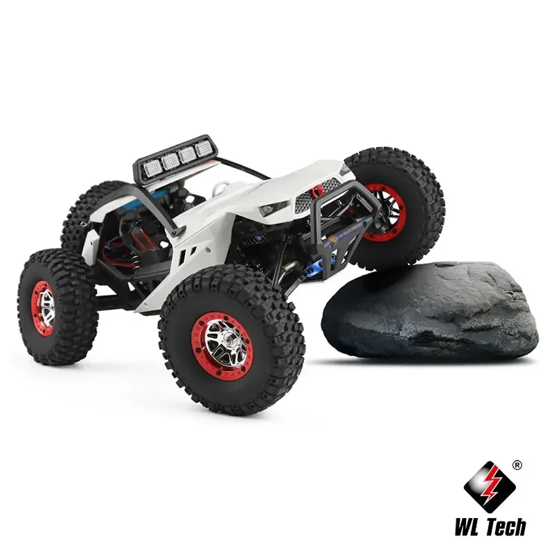 WL 12429 WLtoys 1/12 4WD RC Racing Car High Speed Off-Road Remote Control Alloy Crawler Truck LED Light Buggy Toy Kids Gift RTF