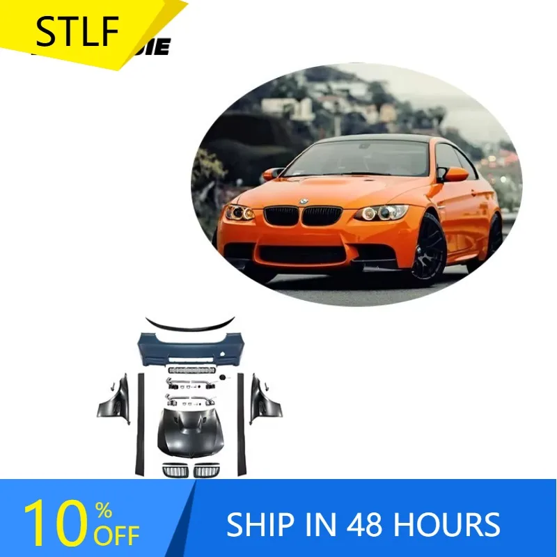 

Zuimi High-end E90 Front Bumper M3 Style For 3 Series E90 M3 PP Front Bumper Body Kits Side Skirts Exhaust Pipe And Hood Fen