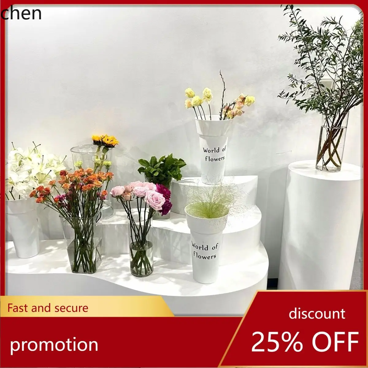 HT Wall-Mounted Model - Irregular Display Stand for Clothing Store, Shoe, Bag, Gift , Live Streaming, Irregular Display Cabinet