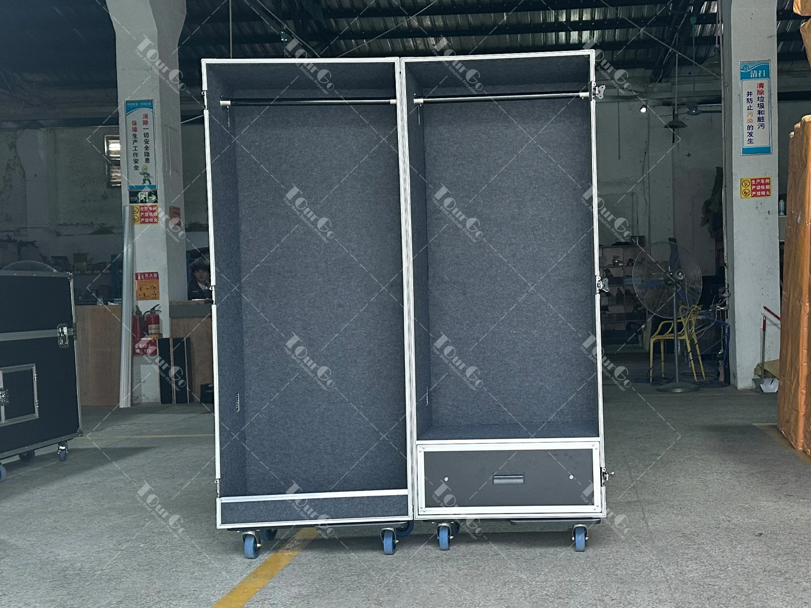 Flight Case per armadio mobile personalizzato