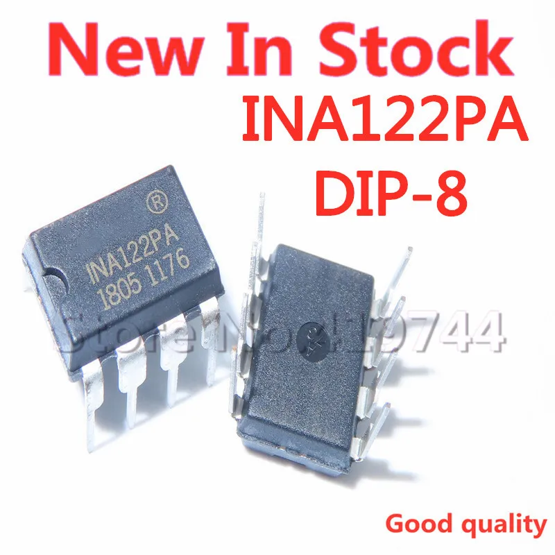 2PCS/LOT INA122PA INA122P INA122 DIP-8  In Stock