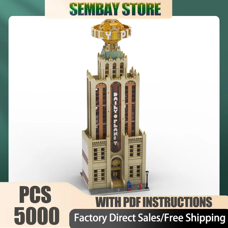 Famous City Street Moc Building Bricks Modular Popular Movie-Planet Model Technology Blocks Christmas DIY Toy Construction Gifts