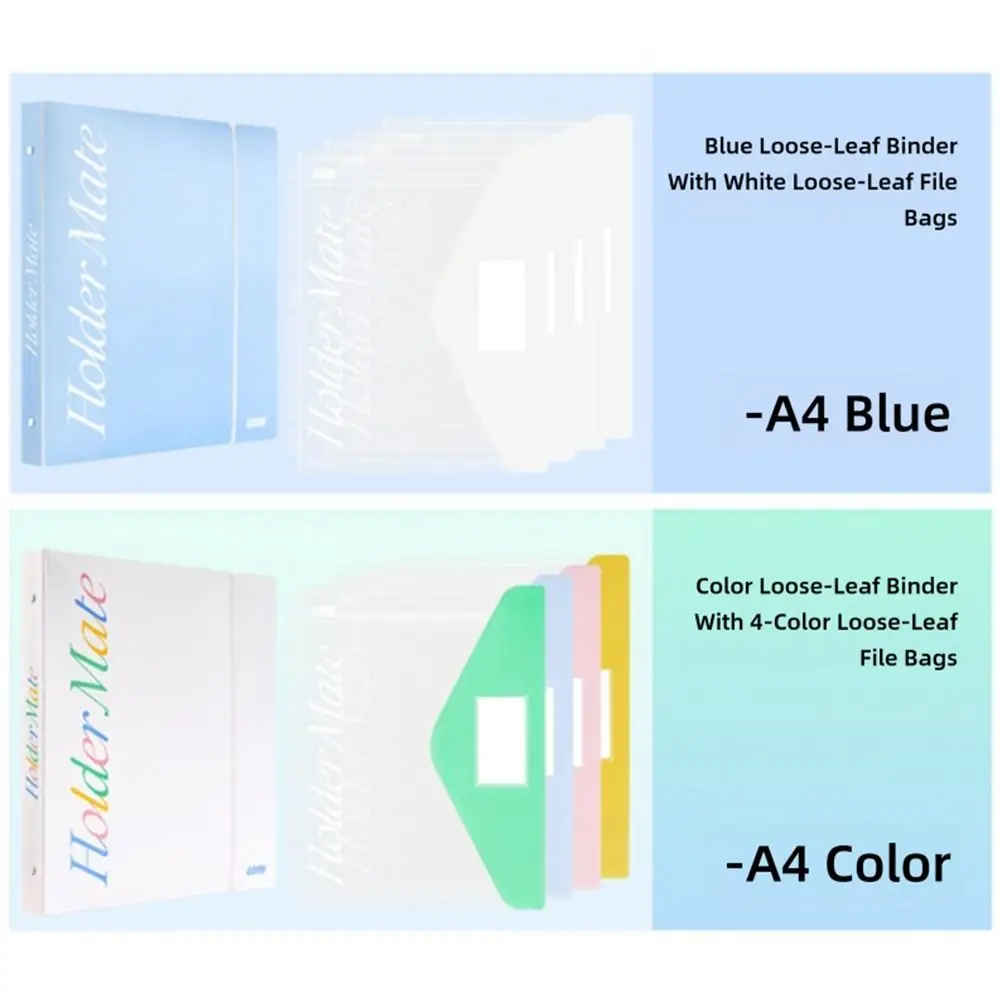 

Новая папка для файлов формата А4, прозрачная студенческая канцелярская экзаменационная сумка для хранения бумаги, съемный буклет для офисного хранения, студенческий буклет