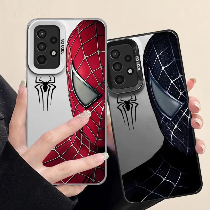 Marvel Sipider Man Phone Case for Samsung Galaxy A15 A25 A52 A72 A51 A71 4G A73 A55 A54 A53 A52s 5G funda Cases