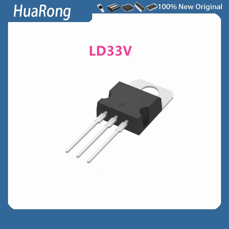 10Pcs/Lot  LD33V TO-220-3