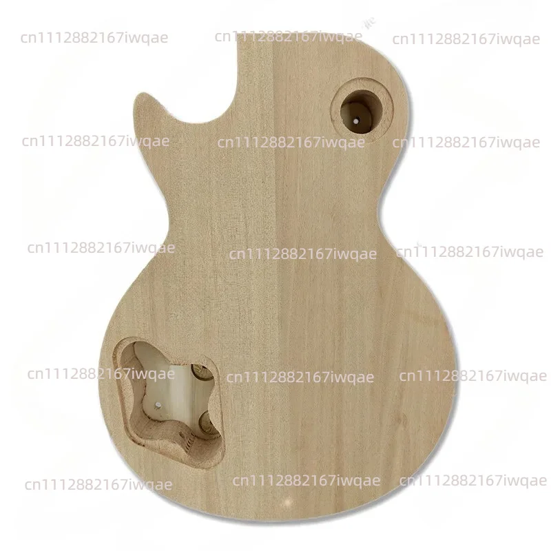 Electric Guitar Body Work in Progress White Stubble Accessories Mahogany Core Wood Material Sticker Electric Guitar Body