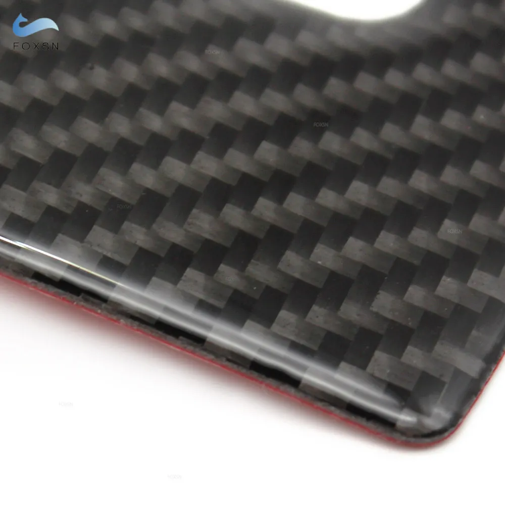For Toyota Hilux 2015-2021 Carbon Fiber Central Control Gear Shift Indicator Panel Trim Cover Car Interior Decorative Stickers