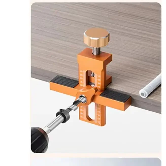 

For Woodworking Cabinet Door Installation Mounting Jig Quick Positioning Panel Rebounding Device Drilling Hand Tool In Stock