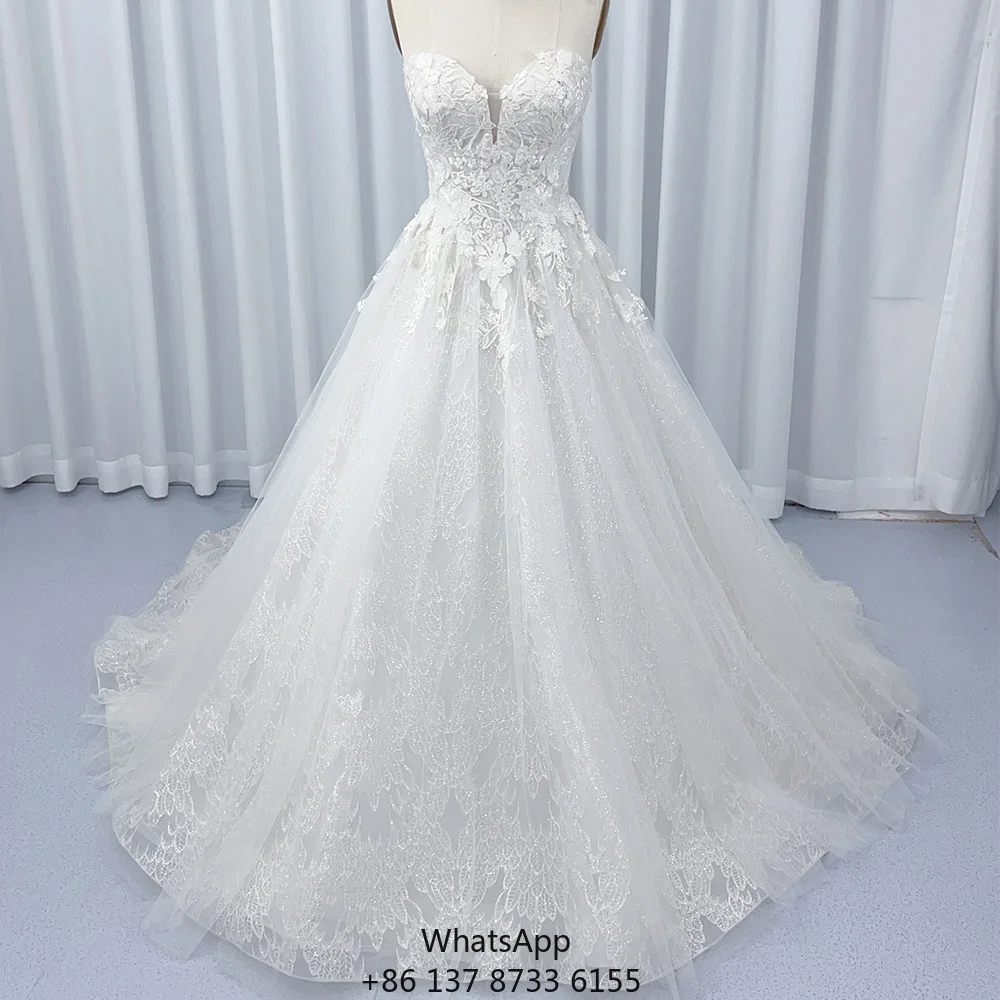 

Свадебные платья HX17 Fairy Sweetheart с вышивкой цветов и шнуровкой