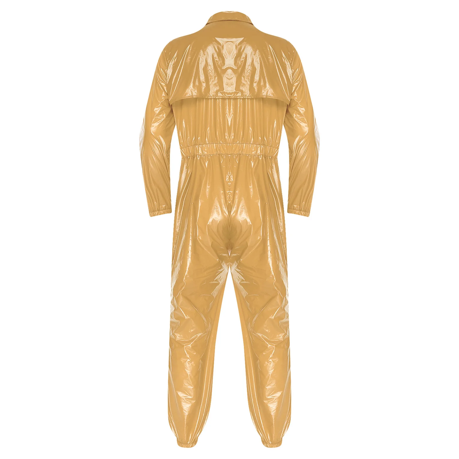 Combinaison imperméable pour hommes et adultes, Anti-poussière, lisse, pour atelier d'usine, body de travail à manches longues, élastique à la taille