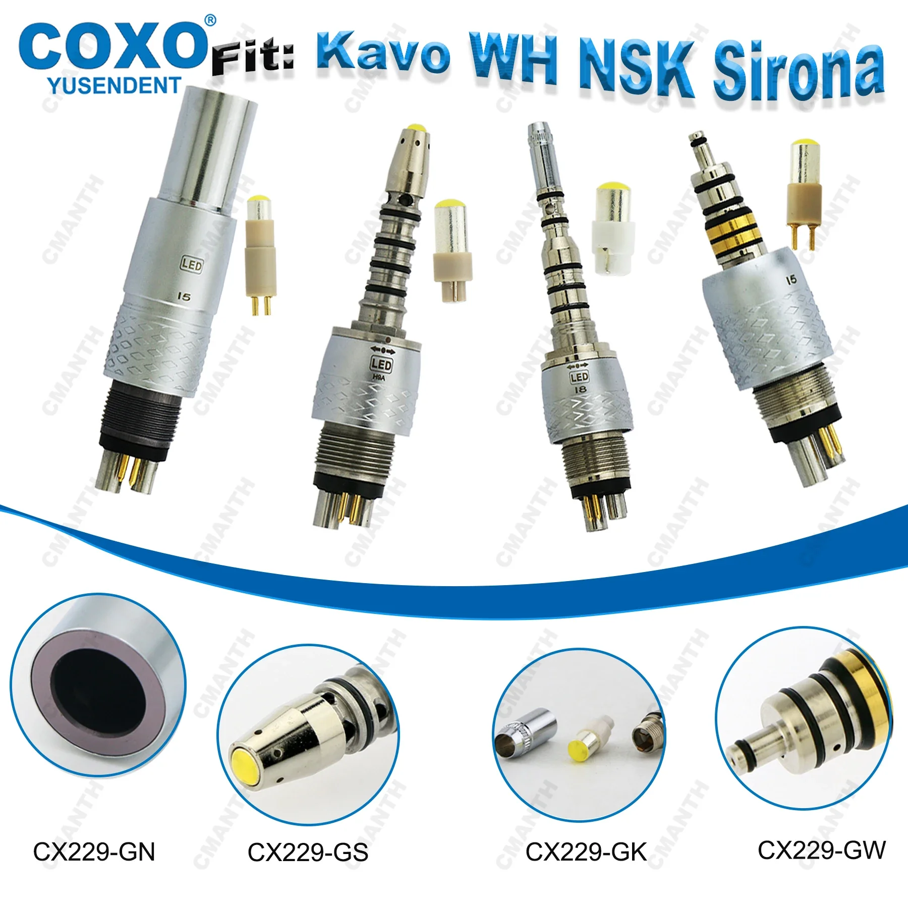 COXO قبضة الأسنان اقتران O خواتم الختم ل KAVO NSK WH Sirona مكافحة النفط يجري اقتران صالح KAVO NSK أدوات مختبر طب الأسنان #3