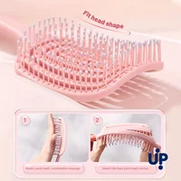 Volumizing Detangling Hair Massage comb Hair Massage Comb with Hollowed-Out Design hair styling tools for real hair wigs 4