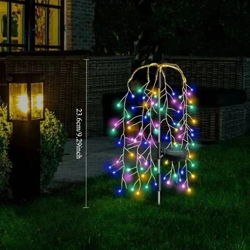 Outdoor Solar Fireworks Lights, LED Solar Garden Lights, Dandelion Lights, Courtyard Decorative Lights for Outdoor Lighting image 5