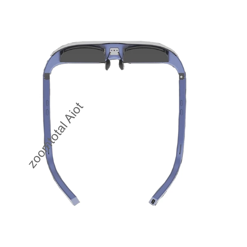 75g Plug in and Play Micro-LED Pocket AR Glasses Switch 3D MAX with One Click  Support 0-600 Degrees Myopia VRG 3D Dual Speaker