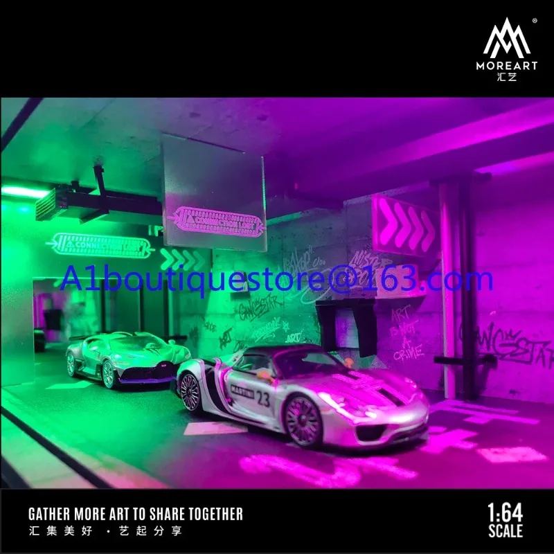 Pre-order *TimeMicro+MoreArt 1:64 versi ringan bertema Cyberpunk dari adegan perakitan - dikirim pada bulan Juli