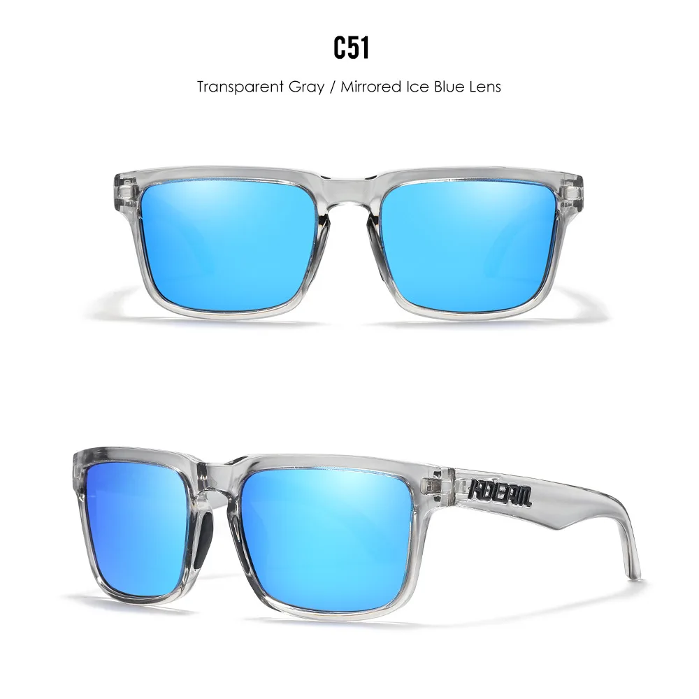 2026 Kdeam Hochwertige Polarisierte Sonnenbrille für Herren und Damen, Modische Unisex-Marke, Trendige Outdoor-Brille für Paare mit Roten Gläsern