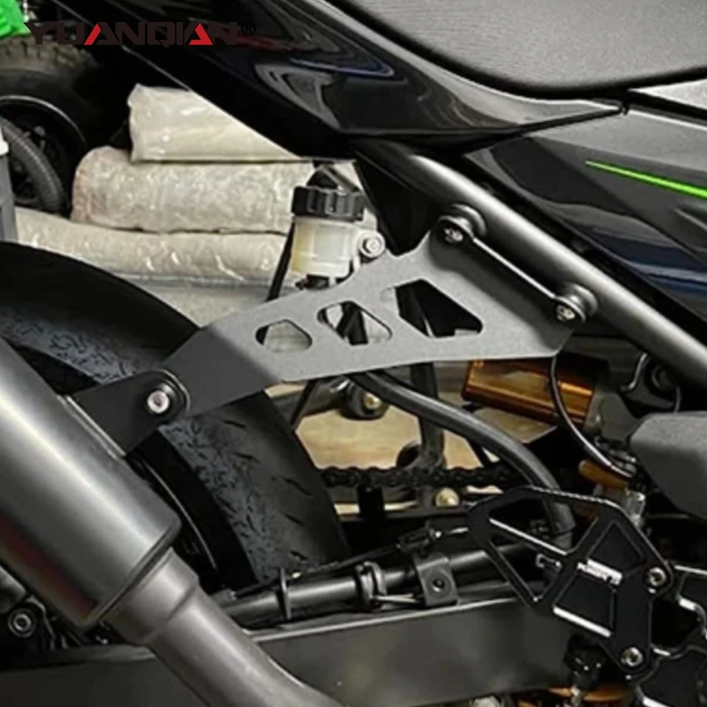 

Для KAWASAKI Z400 NINJA 400, вешалка для выхлопных газов, аксессуары для мотоциклов, кронштейн глушителя, Ninja 400 2019 2020 2021 2022 2023