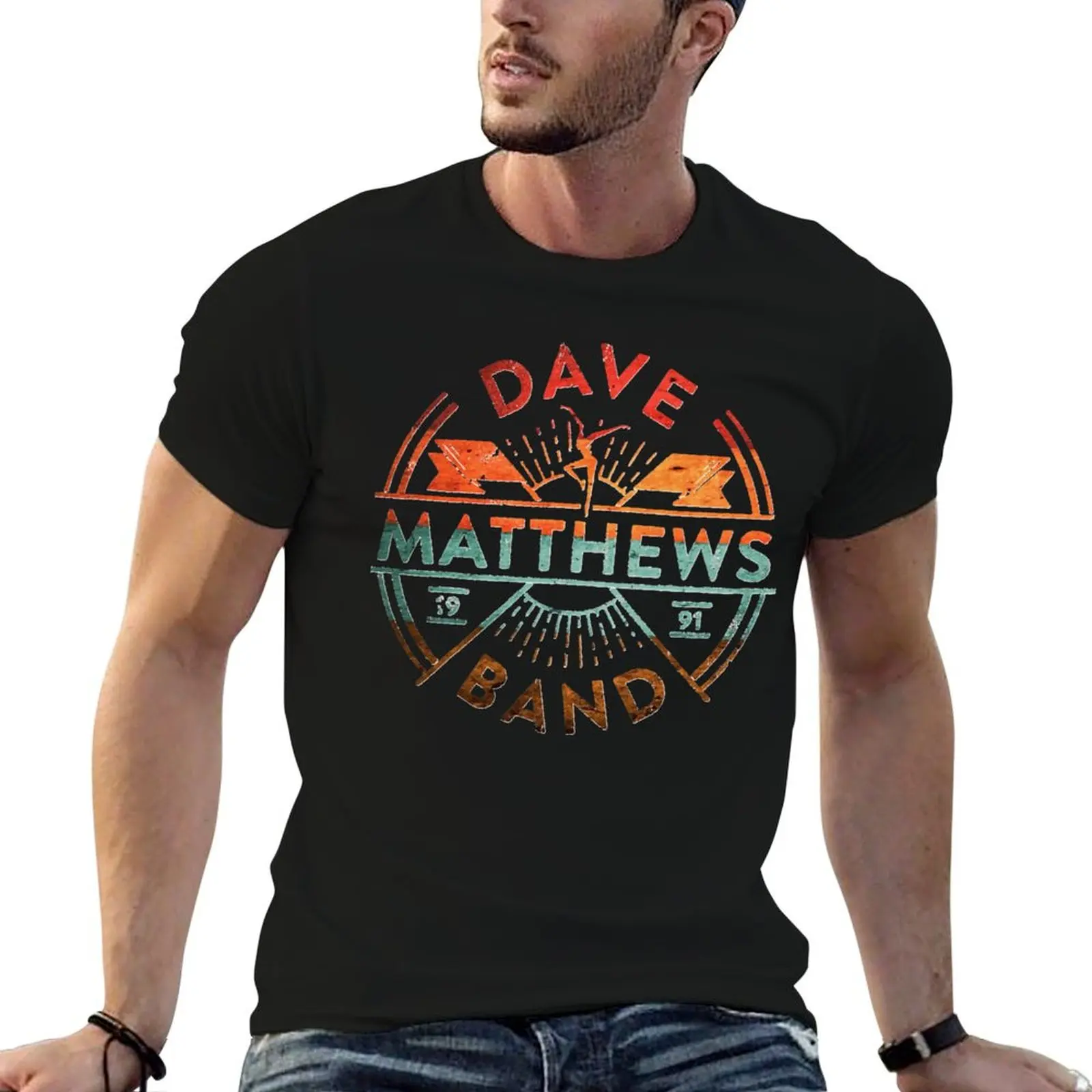 DMB LOGO RETRO ART Perfect Gift T-Shirt t shirt personalised t shirts for man graphic tees cotton t shirts high quality T-shirt