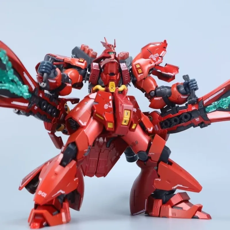 Pré-commande à venir bientôt FA-01 Super Alloy-Sazabi 1/100 Échelle Jouet transformable en alliage Produit fini Figurine d'action Jouet Cadeau Collection