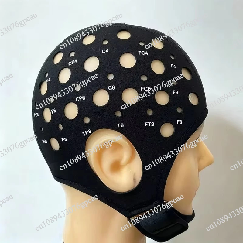 64 Channel EEG Cap Ultra-thin Interlayer Electrode EEG Specific Cap High Precision Brain Signal Monitoring EEG Recording Cap