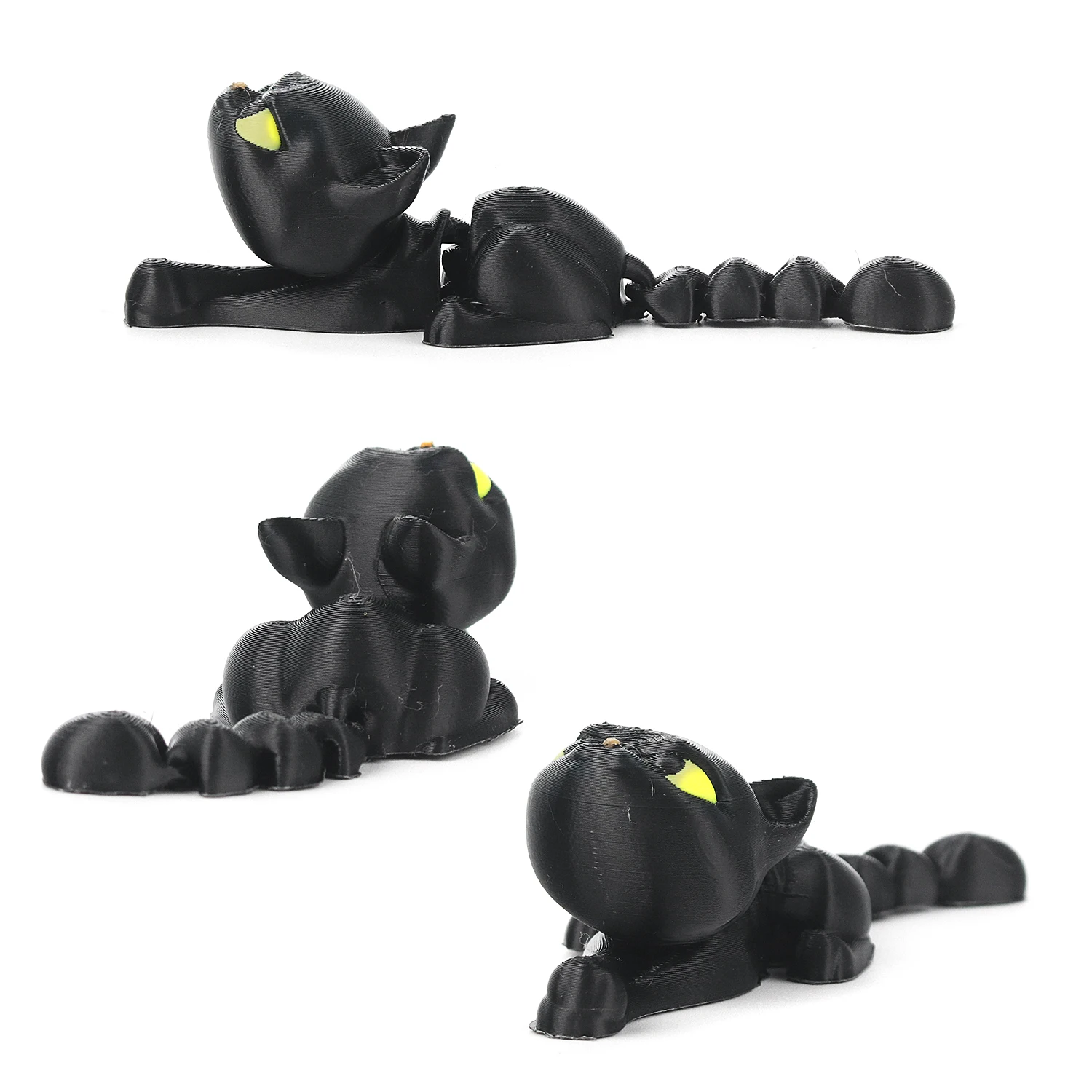 

3D-печатное властное украшение для кошки, с подвижными суставами по всему телу и свободными качающимися креативными детскими игрушечными животными