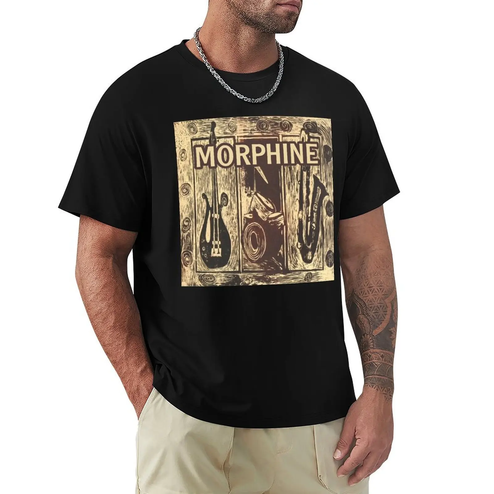 Morphine Rock Band T-Shirt High Elasticity Sports Tee Shirt