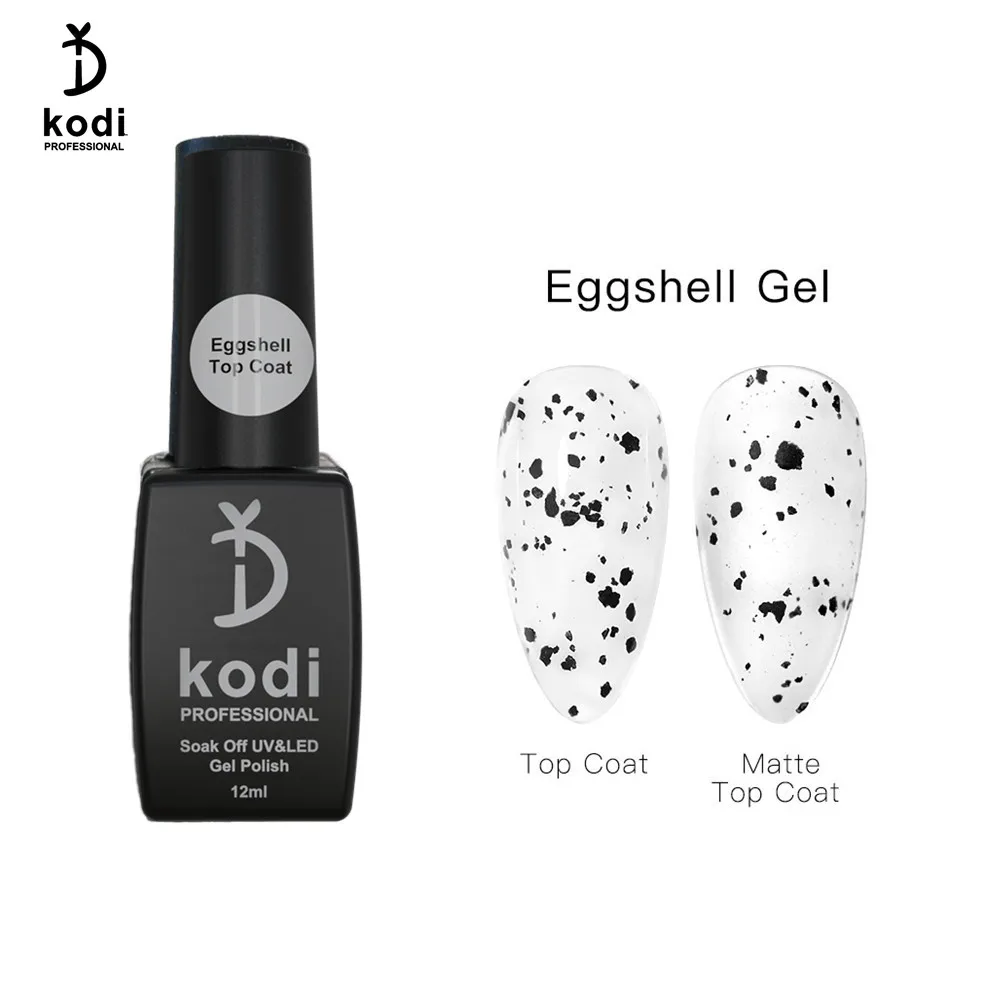 YD KODI PROFESSIONAL 12ml Matte Eggshell Top Coat Need Gel polish Fall Winter Colors Semi-permanent Nails Gel Polish 