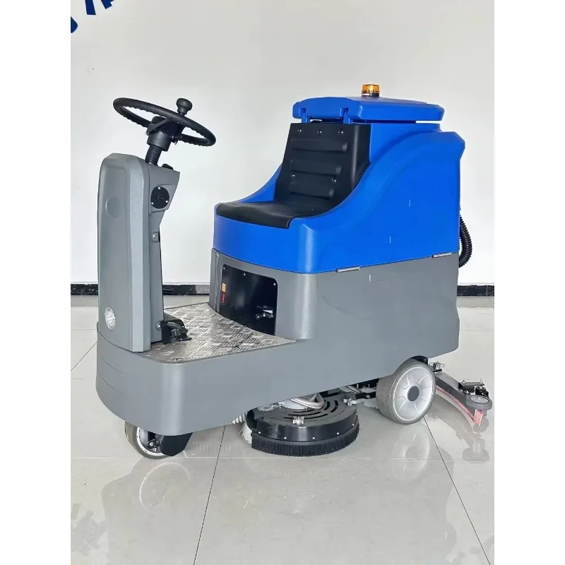 Commercial Floor Scrubber Machine Walk-Behind & Ride-On Automatic Floor Cleaner | Scrub & Dry in One Pass