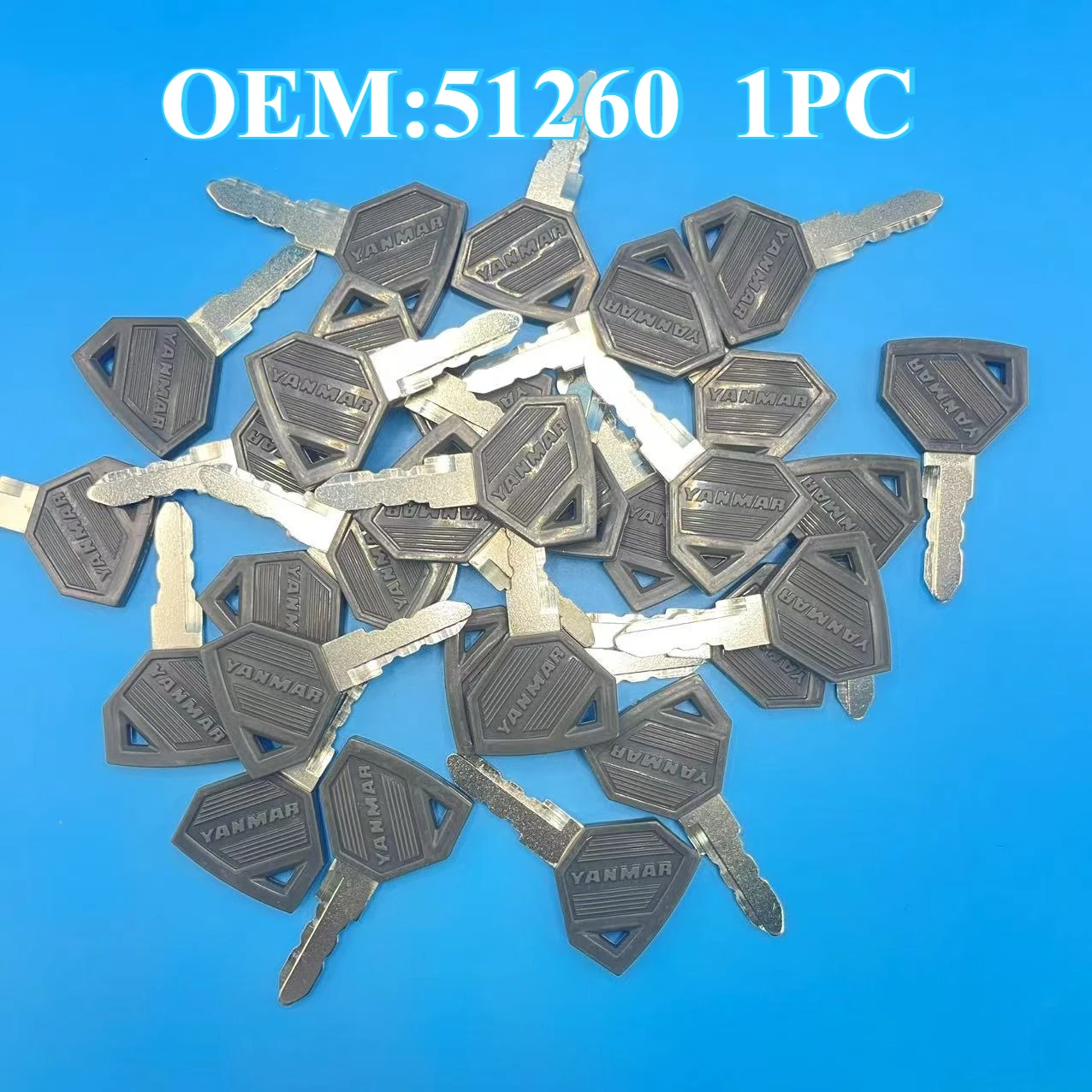 52160 key For Yanmar Machines Excavator Grader Dozer SC2400 SC2450 EX2900 John Deere Tractor Ignition Keys 198360-52160