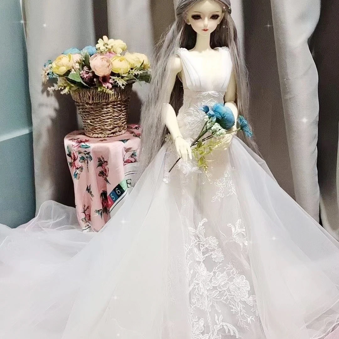 

1/3 BJD Wedding Dress, Beautiful And Delicate Doll Clothes