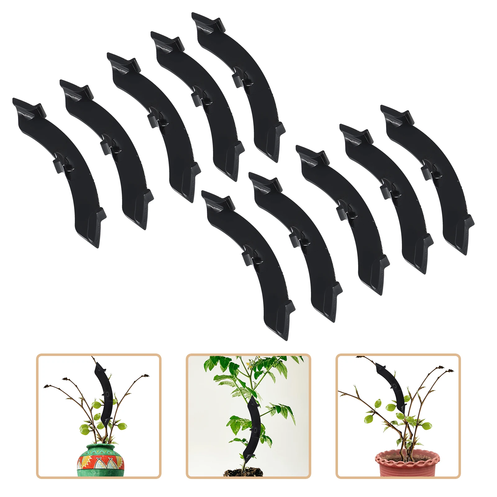 

10 Pcs Shape Twisting Clip Plants Gardening Clamps Branches Medium Shaping Fixing Device Bender Clips