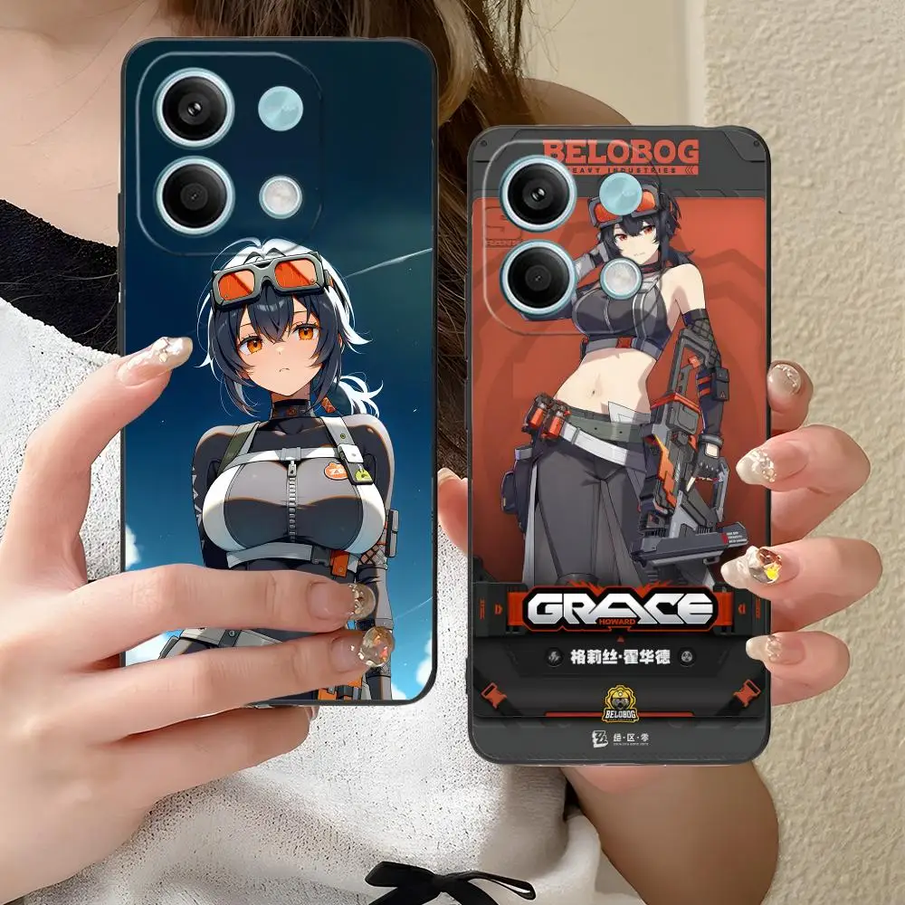 

ZZZ Grace Howard Phone Case for Xiaomi Redmi Note 14 13 12 11 A5 3 2 1 Pro Plus 4G 5G Colour Printing Protective Pretty Cover