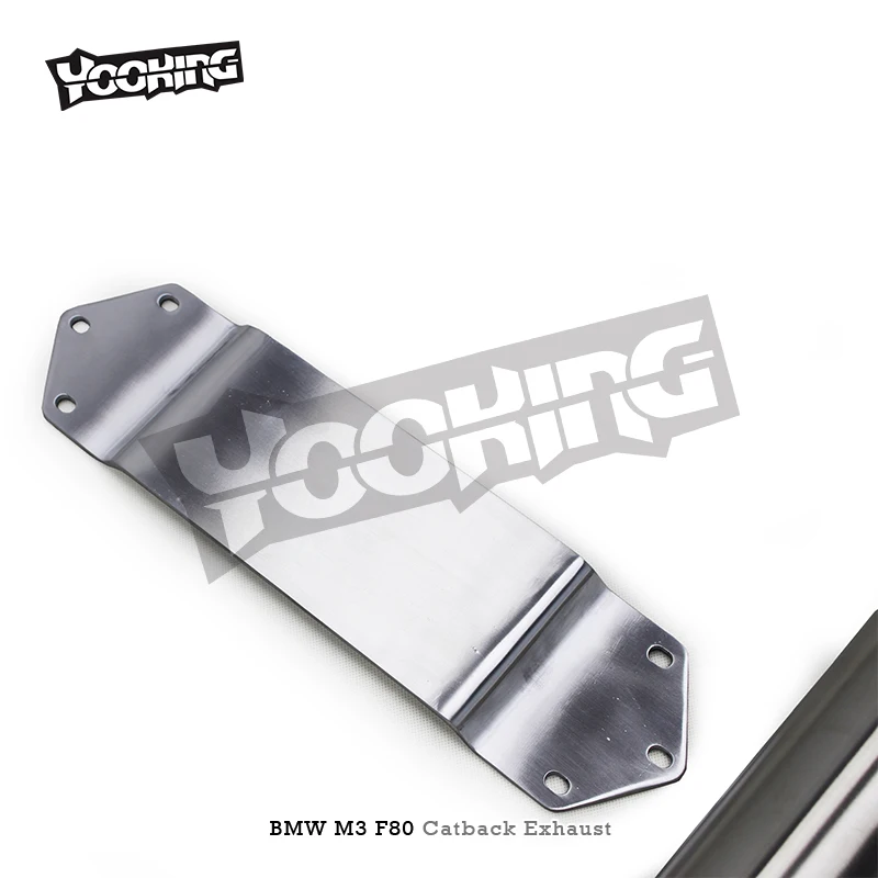OBM Equal Length Mid Pipe For BMW For BMW M3 M4 F80 F82 F83 S55 3.0T 2014-2019 SUS304 Exhaust With Brace In Stock Exhaust
