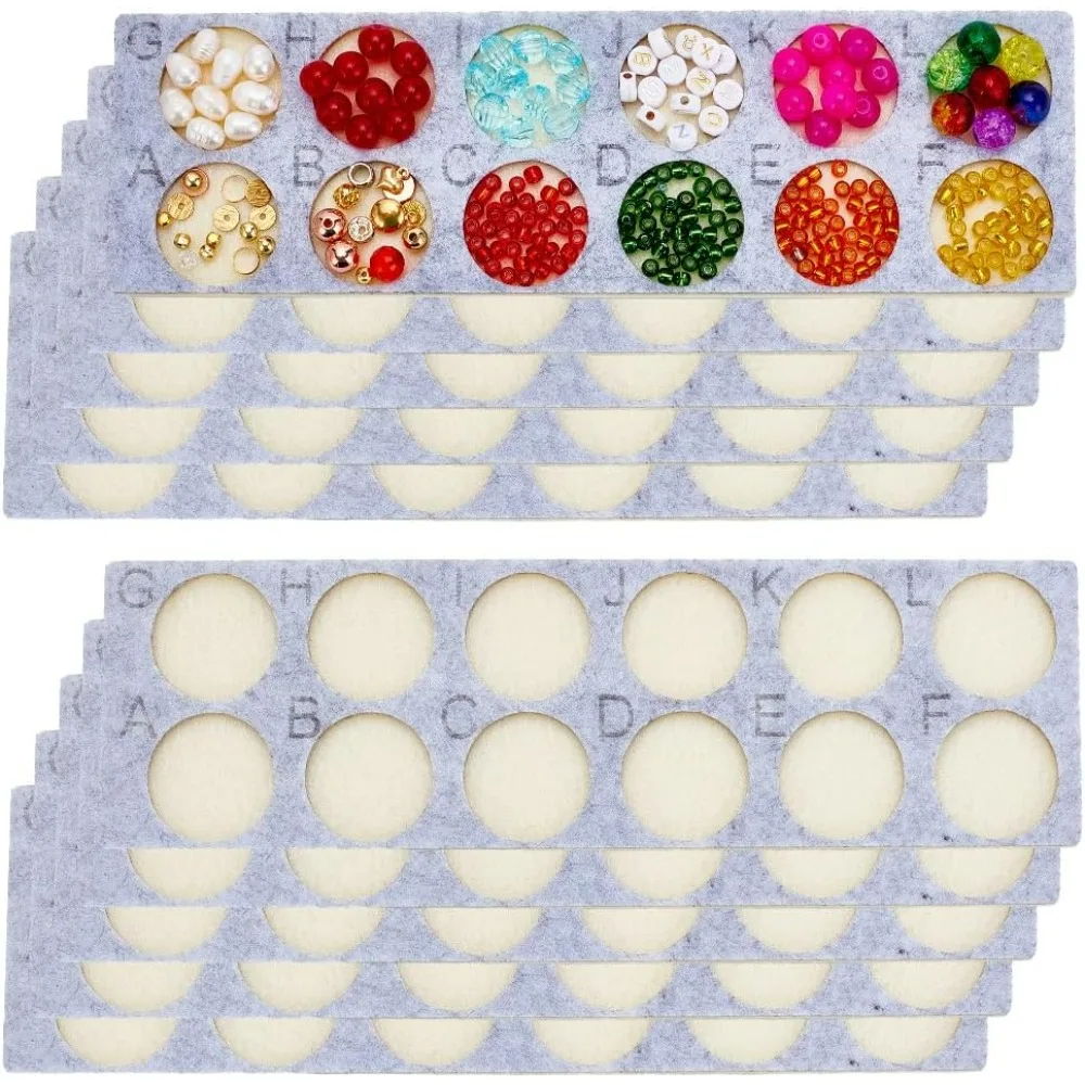 비즈 매트 비즈 보드 비즈 디자인 트레이, 펠트 쥬얼리 팔찌 정리함 보관 트레이, 쥬얼리 제작, 10 개