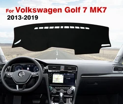 For Volkswagen VW Golf 7 MK7 2013 2014 2015 2016 2017 2018 2019 Dash Mat Anti-UV Carpets Car Accessories Car Dashboard Cover