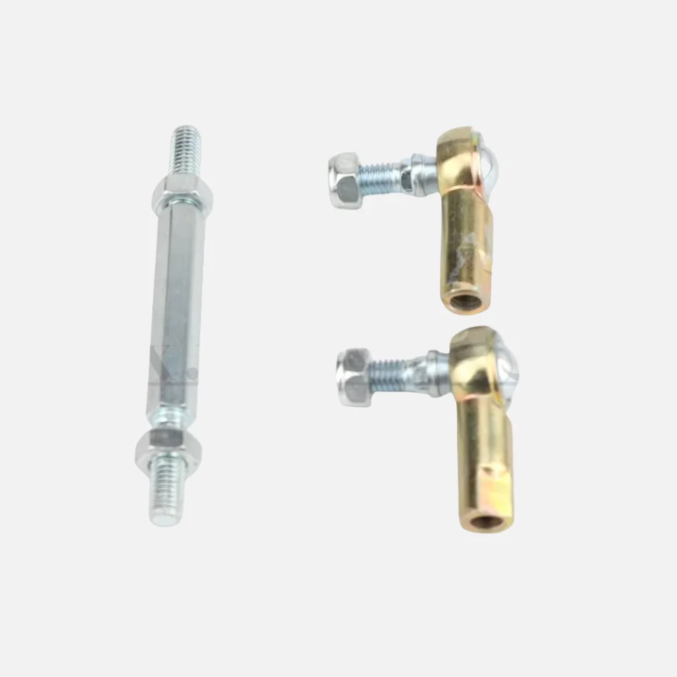 ATV Kart Dirt Bike Steering Tie Rod Kit 90-155mm M8 Ball Joint Bolt Universal Fit for 4 Wheel Electric Bike Accessories