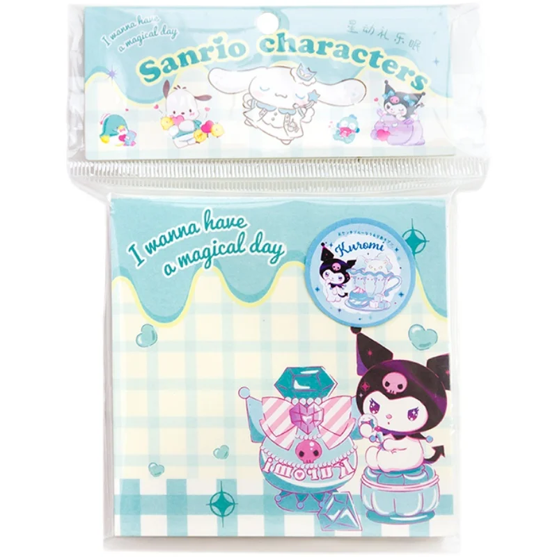 200 Pages Cute Cartoon Grid Character Memo Pad Scrapbooking Diary DIY Kawaii Stationery Non Sticky Notes Message Notepad Gift