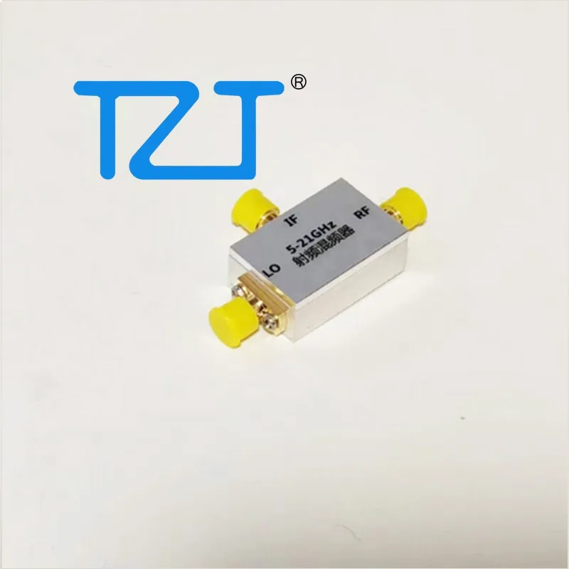 TZT 5-21GHz RF Frequency Mixer Up and Down Frequency Converter C/X/KU Band Mixer RF Accessory with SMA-K Connector