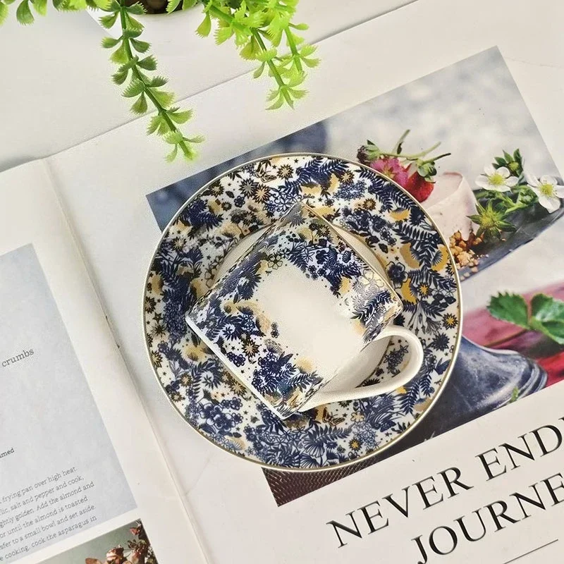 

Coffee Cup Saucer Tea Cup Bone China Suitable for Daily Use Afternoon Tea and Home Decor