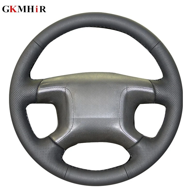 

Чехол из натуральной кожи для рулевого колеса Mitsubishi Pajero 2004 2005 2006 2007 2008 2009 2010