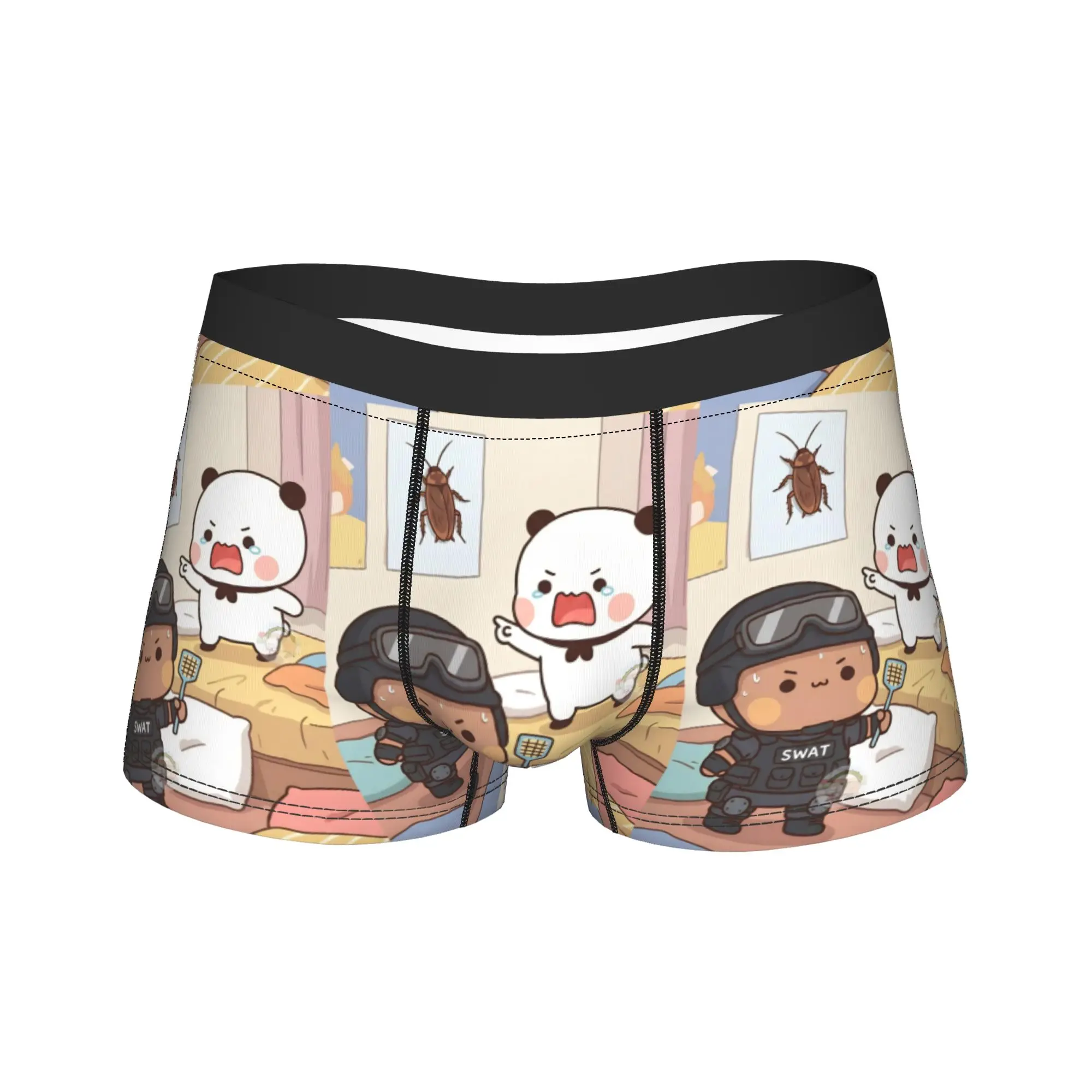 Bear And Panda Bubu Dudu Trunk  Pouch Underwear Hot Sale Custom DIY Boxer Brief Novelty Man Underpants Large Size