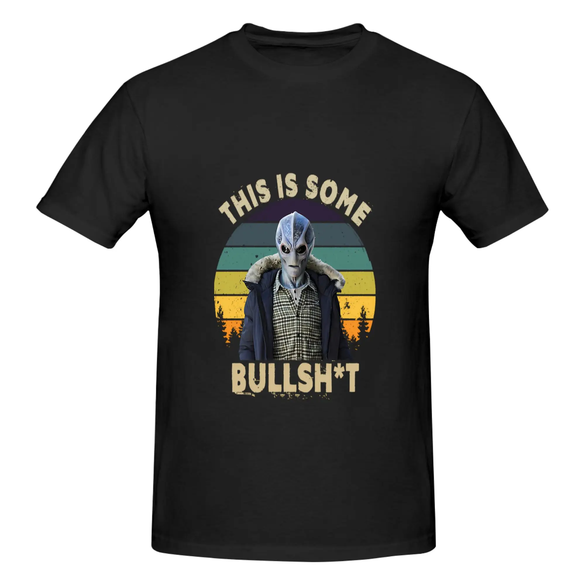 Funny This Is Bullshit Funny Resident Alien Essential Men's Printed T-Shirt Unisex T shirtShirt Male