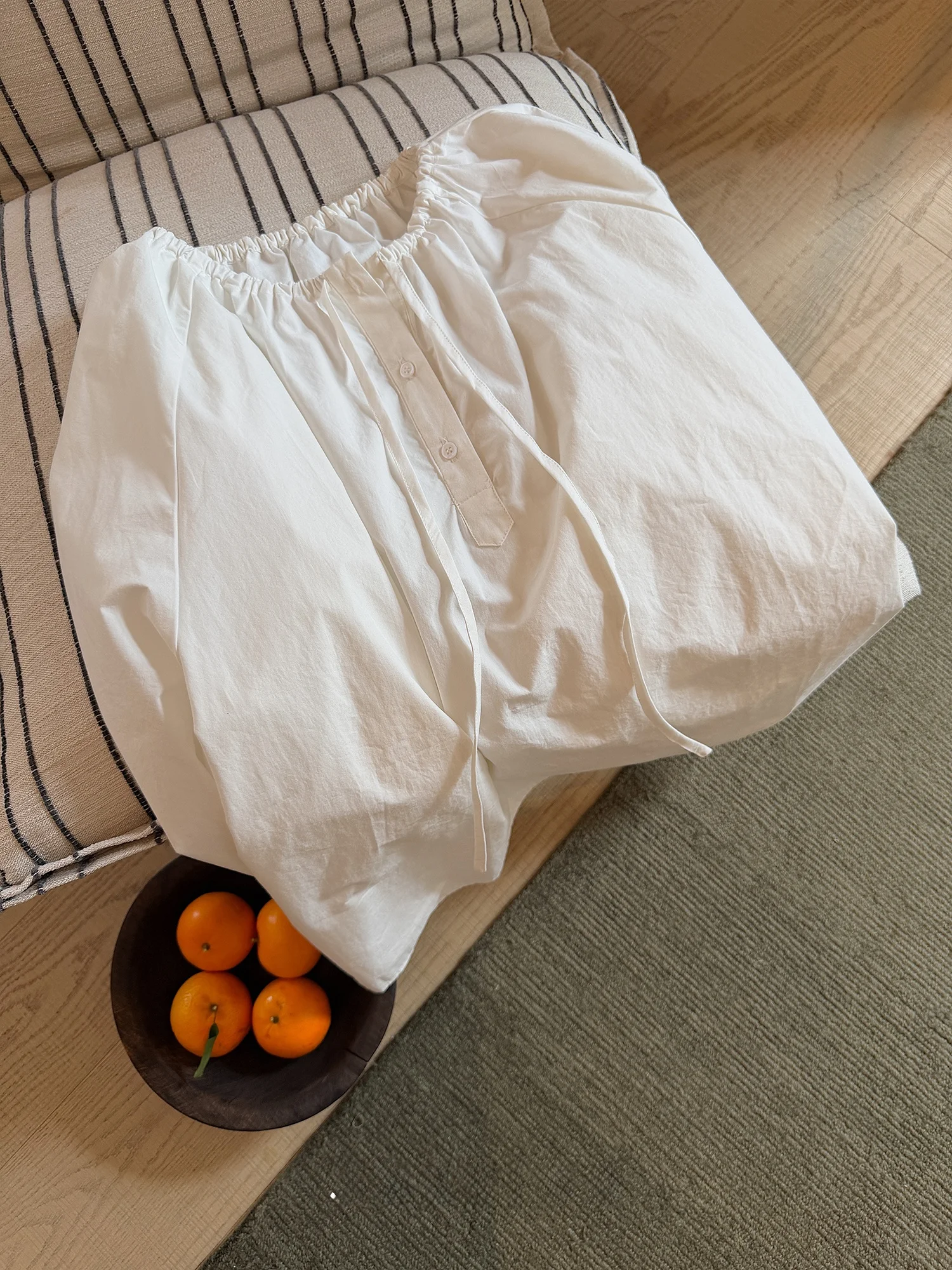 

Женская хлопковая рубашка Jess Summer с эластичным дизайном, свободного кроя, на пуговицах, с рукавами-фонариками и рукавами-бутоны, с длинным рукавом