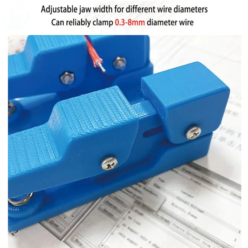 ABS Draad Armatuur Beugel Lastafel Klem Vaste Klem Magnetische Lasbank Voor Dikke En Dunne Draad Klem Soldeergereedschap