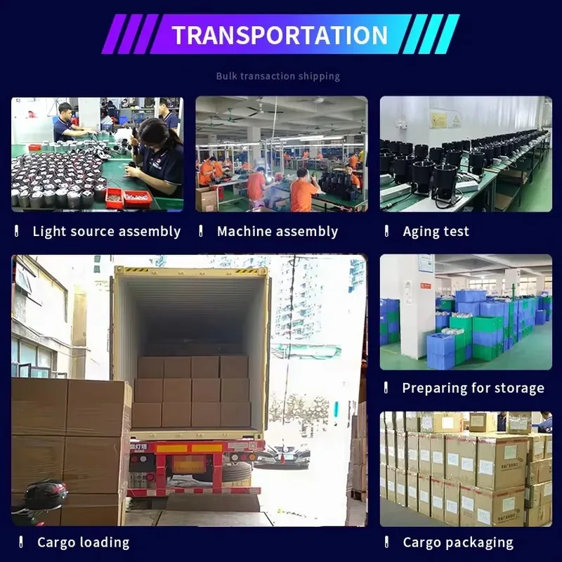 Yufan 200w Gobo Projector Outdoor Wall Building Rotating logo Display Ip65 Waterproof Facade Advertising Light view 6