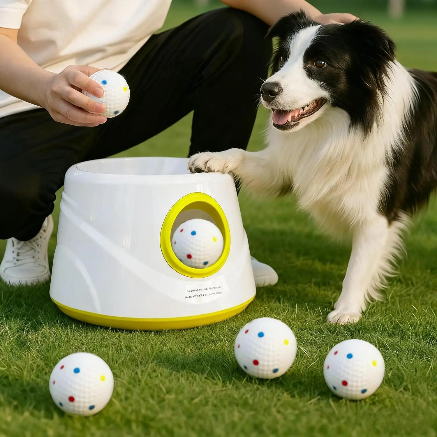 Dog Toys Indoor and Outdoor Tennis Launcher Sample Processing Pet Thrower Dog Trainer Fun Interactive Catapult Throw Rechargable