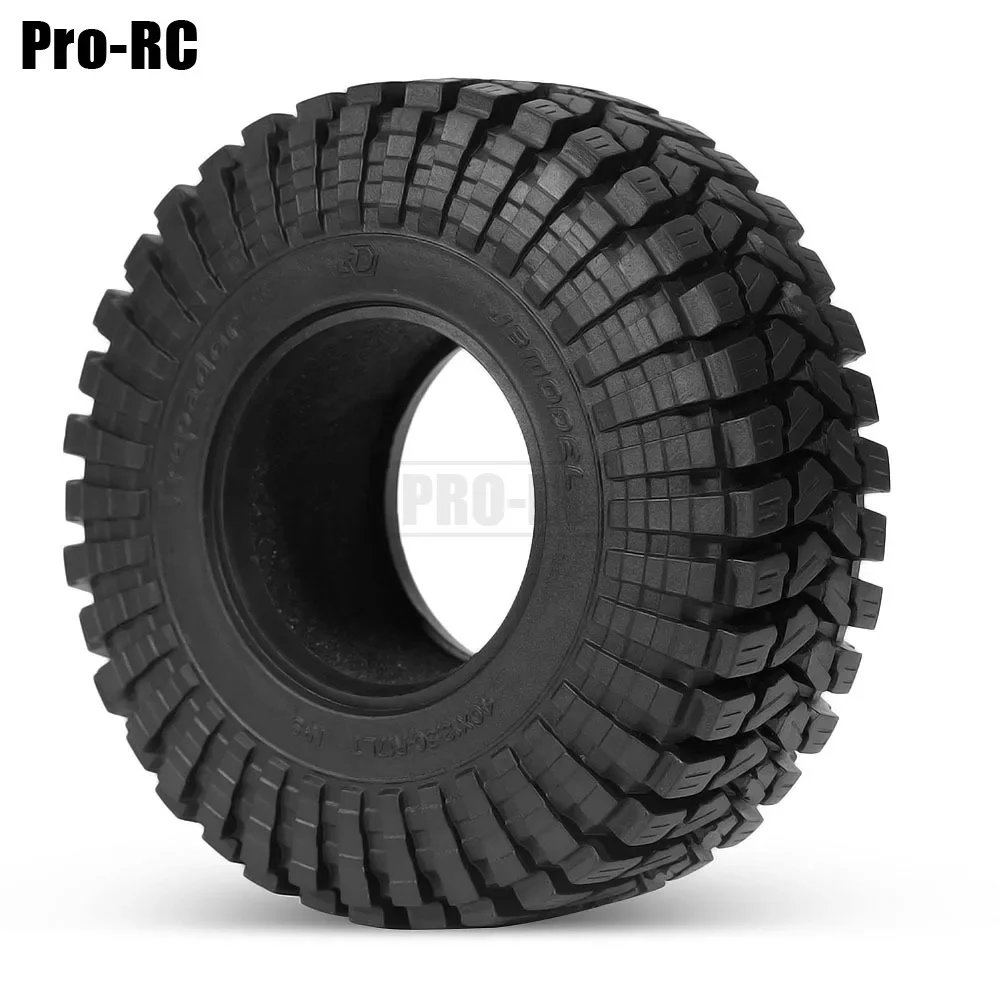 2/4個 1.9インチ 110mm ゴムホイール タイヤ 1/10 トラクサス TRX-4 TRX-6 アキシャル SCX10 90046 TF2 タミヤ CC01 RCクローラー カーパーツ用